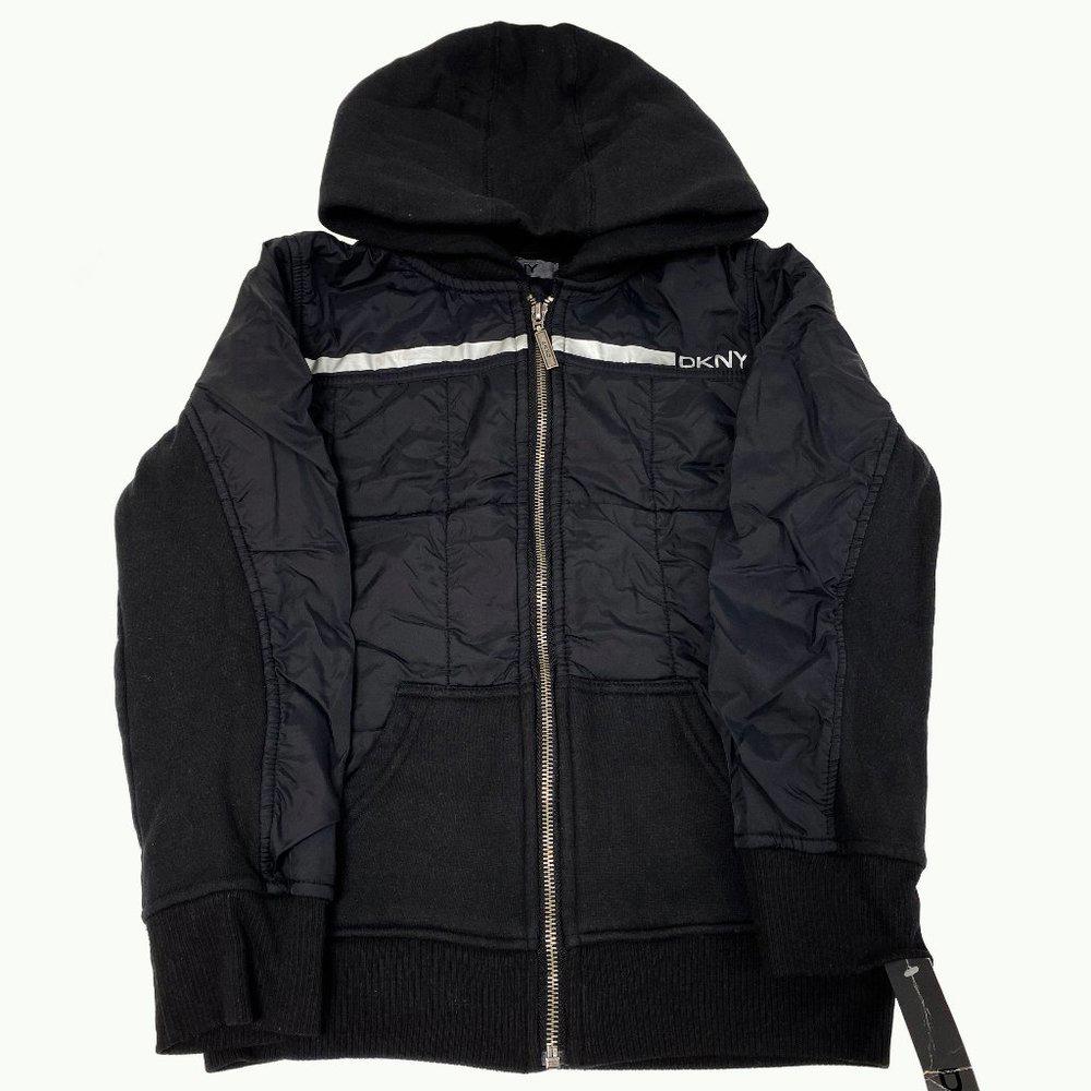 DKNY Black Puffer Sweater