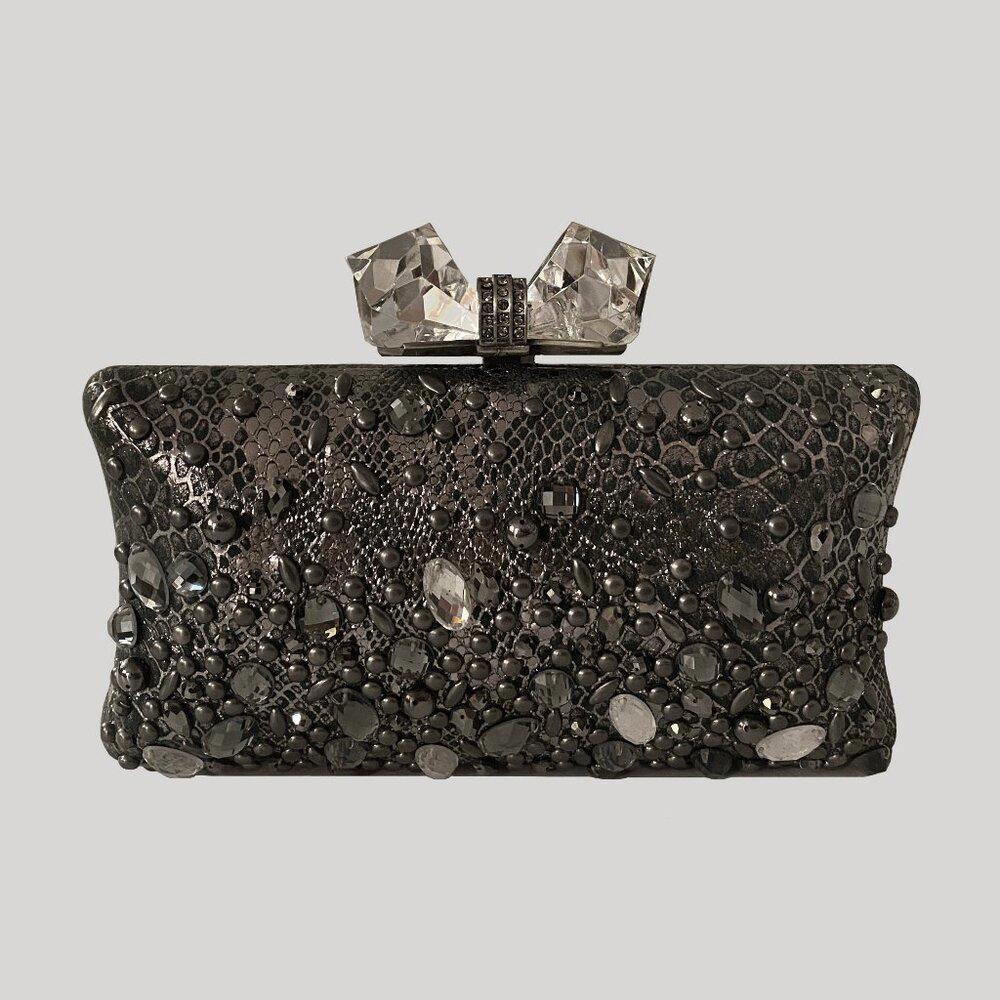 Judith Leiber Vanessa Metallic Clutch Bag