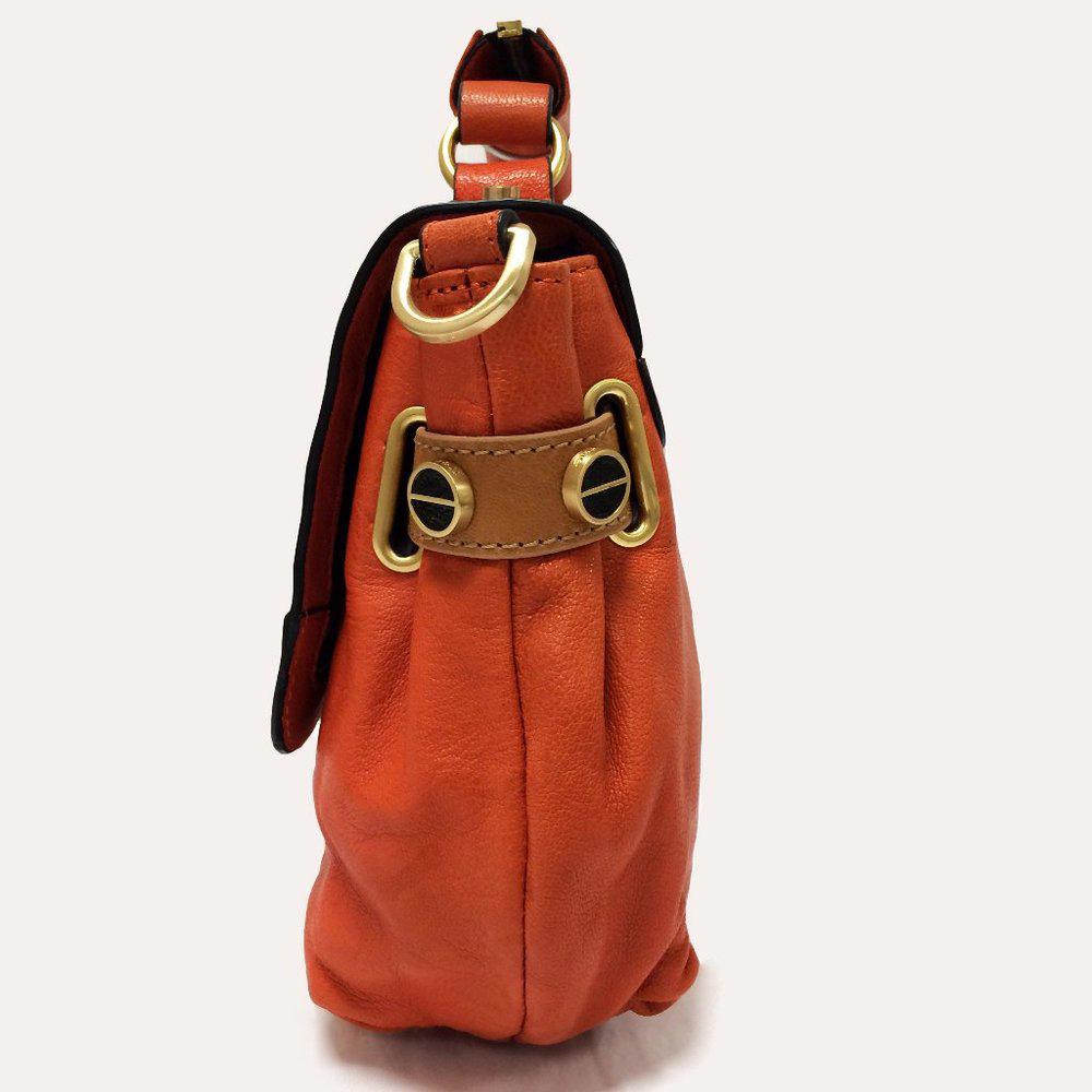 Treesje Jackson Tangerine leather Satchel Bag