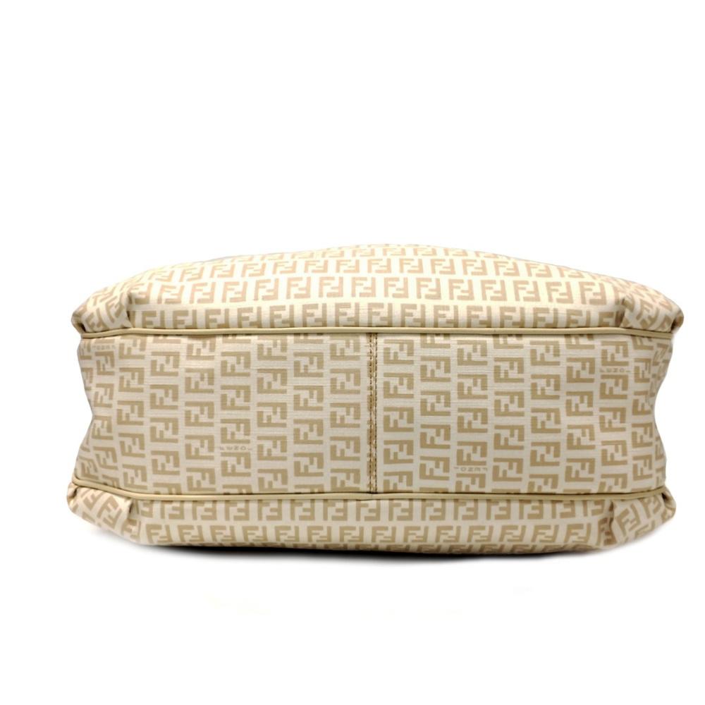 FENDI Zucchino Spalmati Coated Canvas Tote