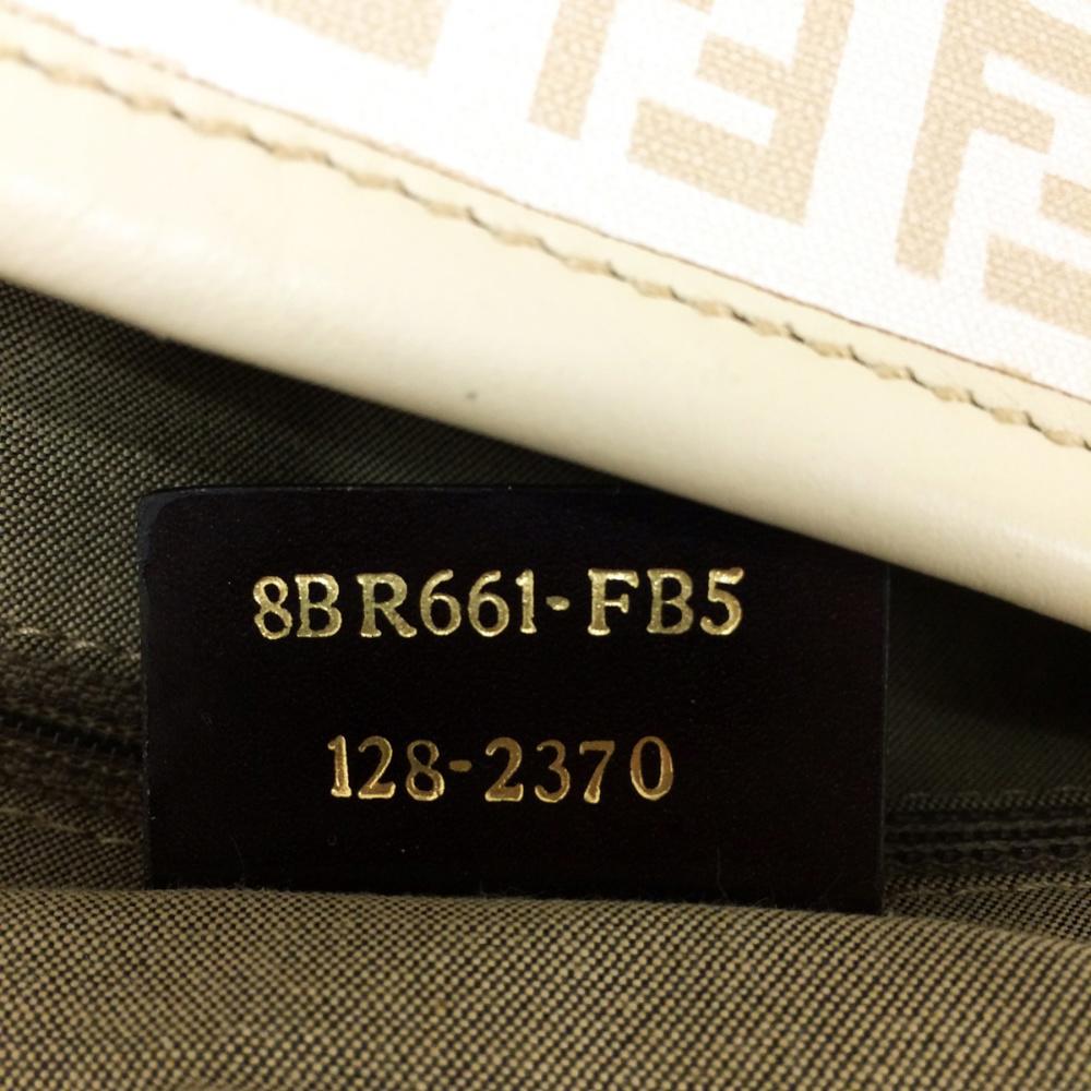 FENDI Zucchino Spalmati Coated Canvas Tote