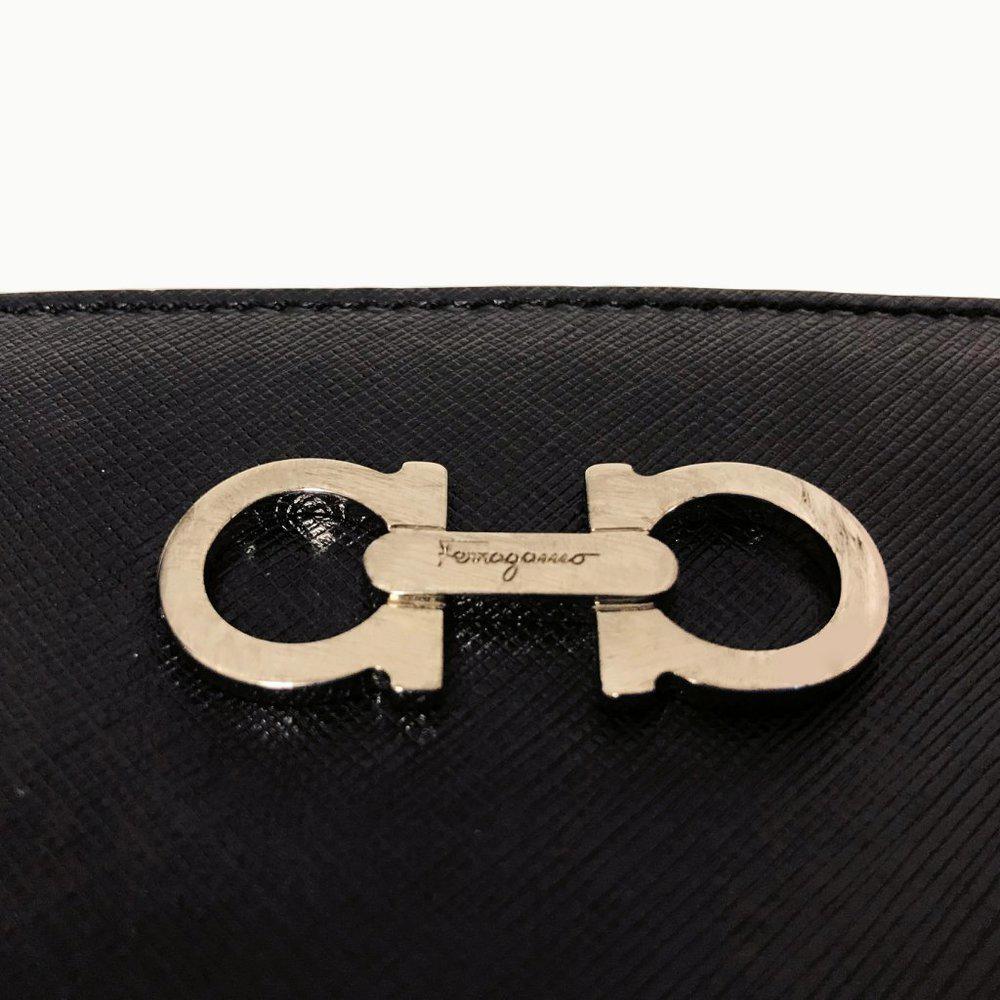 Salvatore Ferragamo Batik Saffiano Leather Satchel