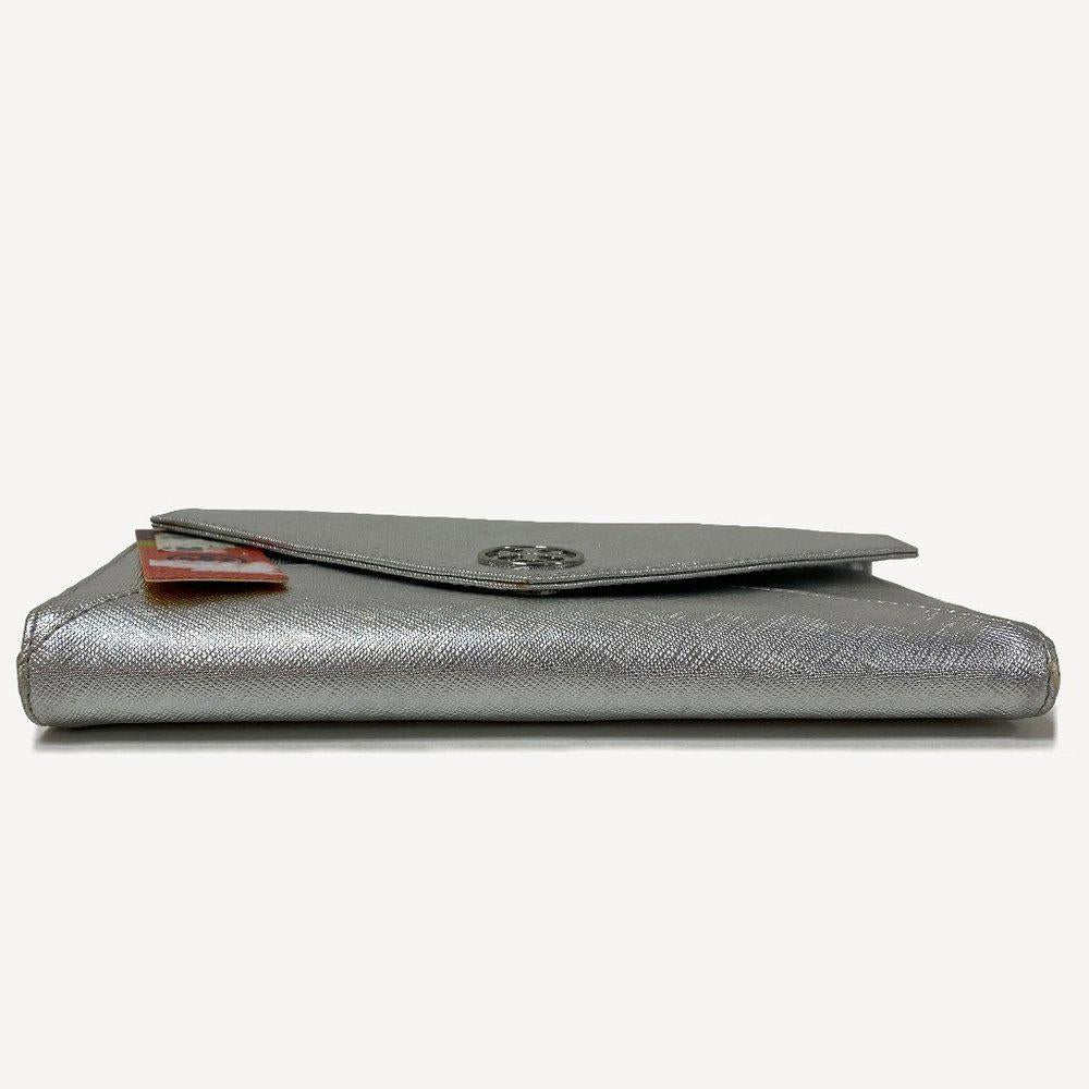 Tory Burch Silver Wristlet