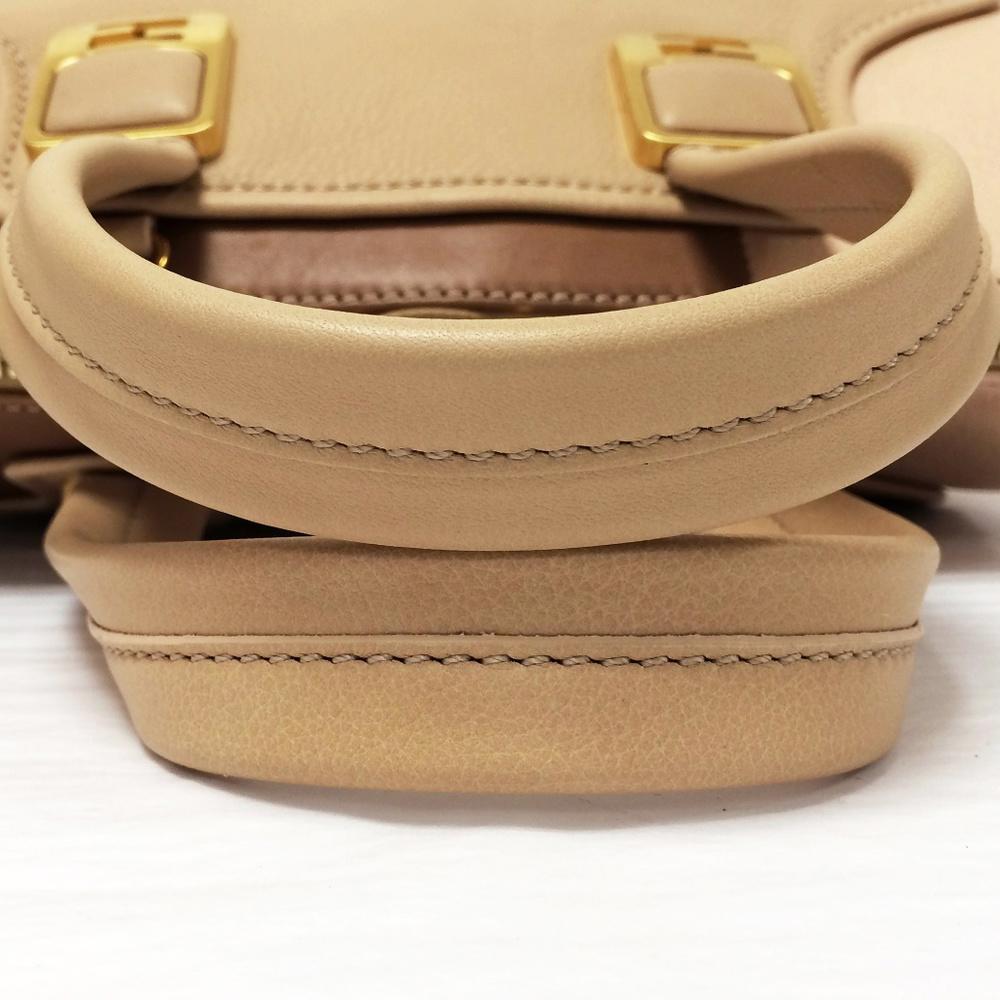 FENDI Chameleon Leather Satchel Bag