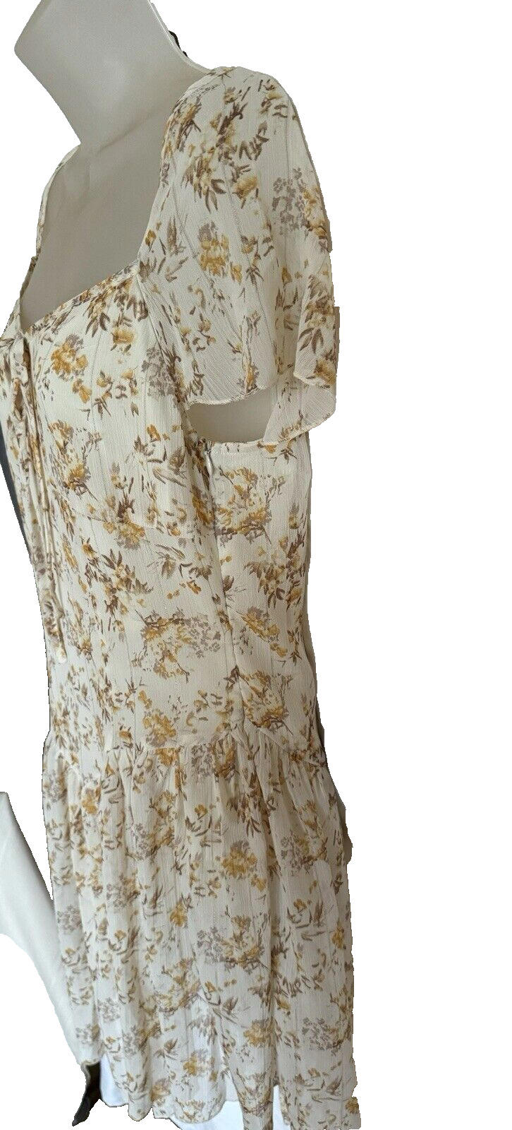 Floral Mini Dress Cider Cute Medium Women’s Short Sleeve