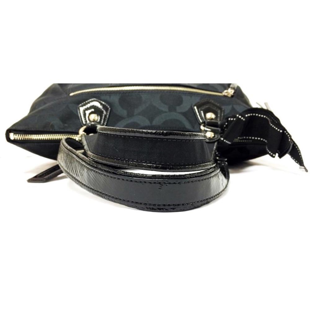 Coach 17937 Pop Art Glam Satchel Black Bag