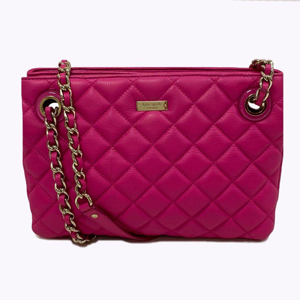 Kate Spade New York Gold Coast Maryanne Pink Leather Bag