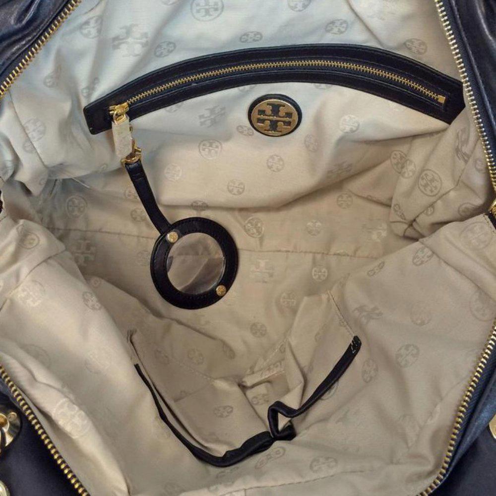 Tory Burch Megan Black Leather Shoulder Bag