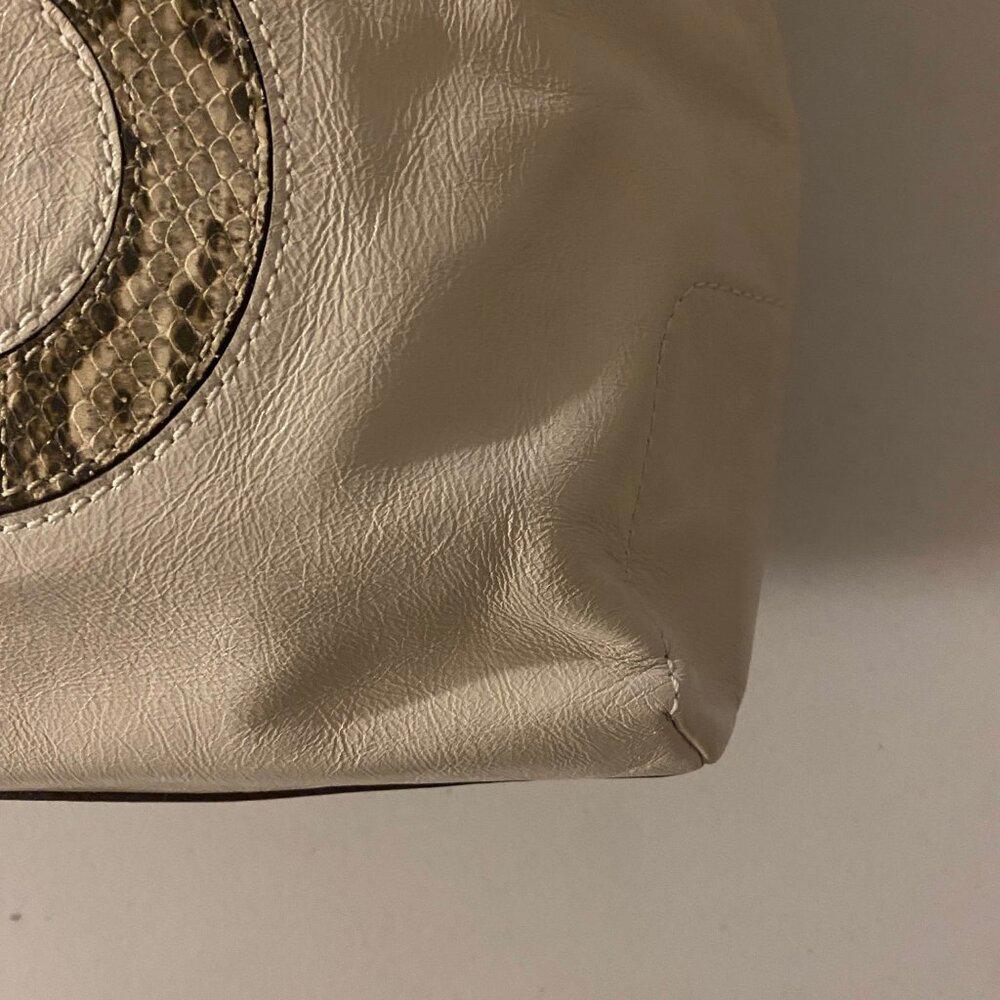 COACH 17043 Audrey Python Slim Tote