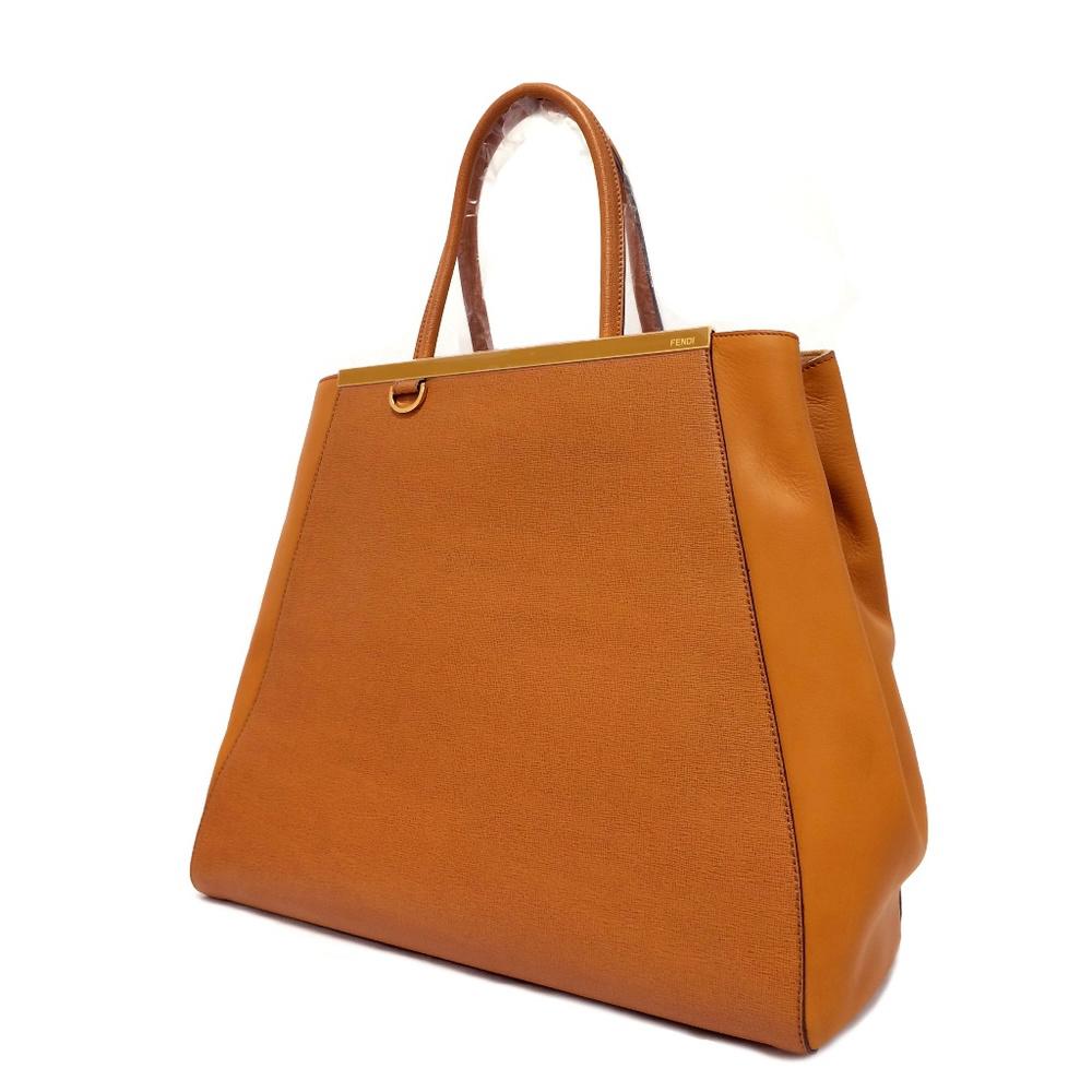 FENDI Vitello Elite Large 2Jours Tote