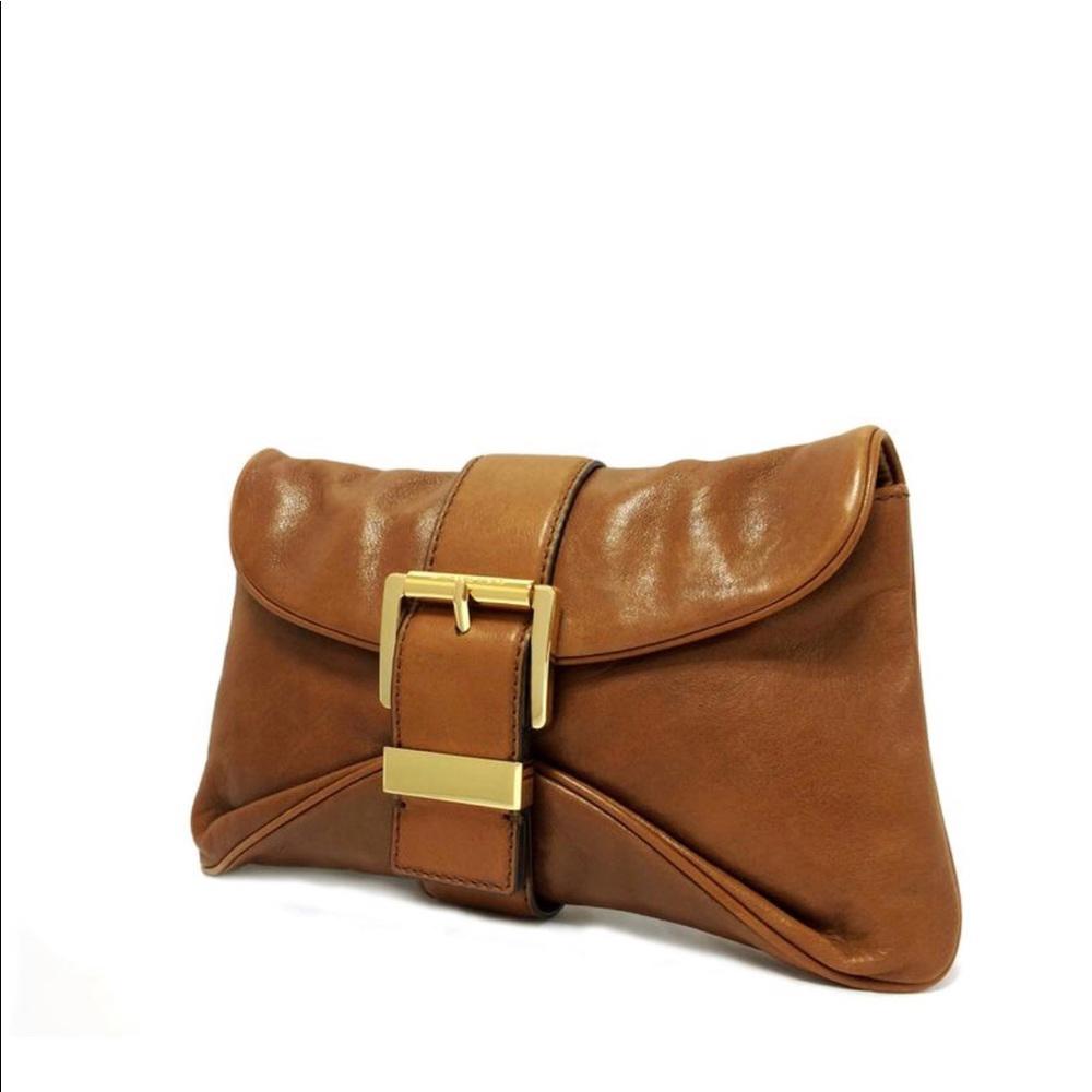 Michael by Michael Kors Heidi Leather Clutch Bag