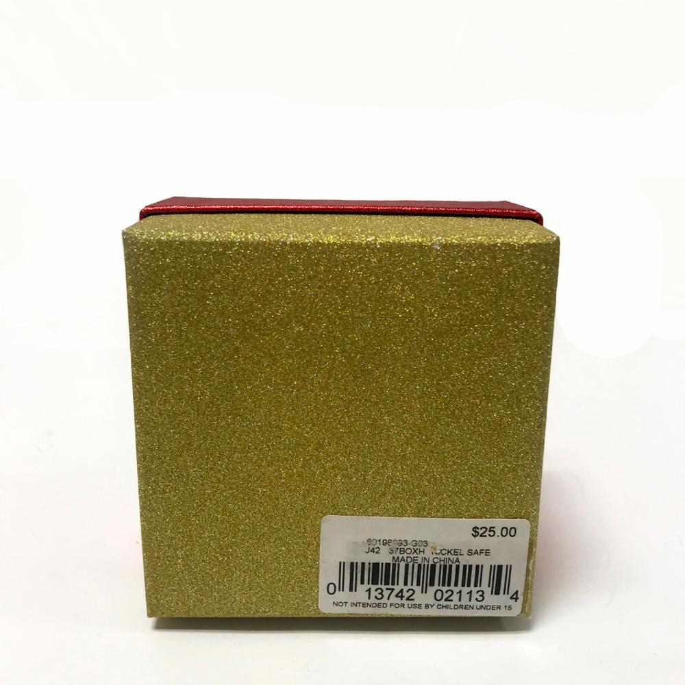 Jones New York Red Gift Box Brooche