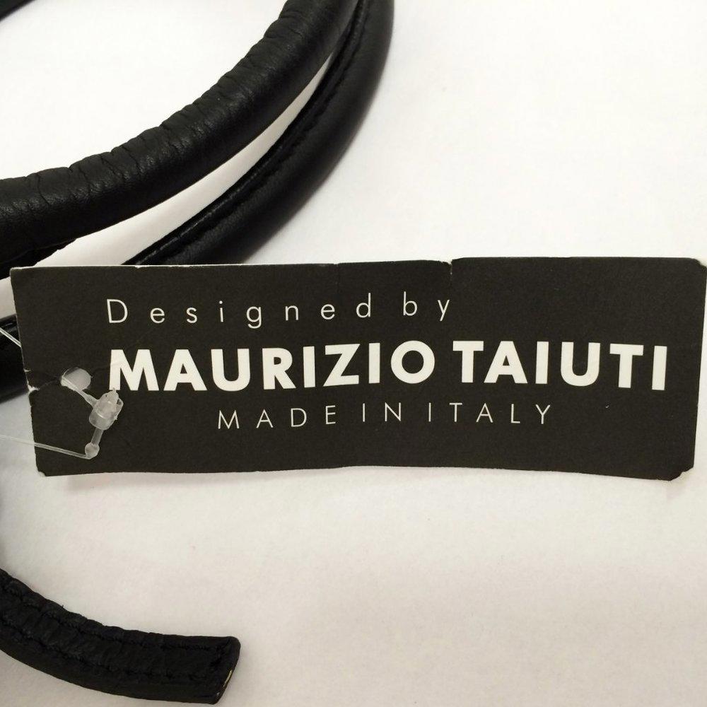 Maurizio Taiuti Red Calf Hair Satchel Bag