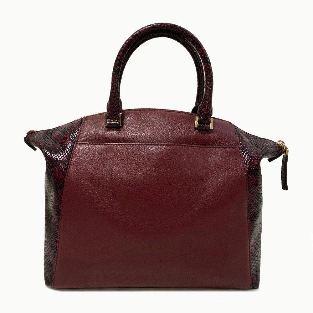 Michael by Michael kors Riley Merlot Satchel Bag
