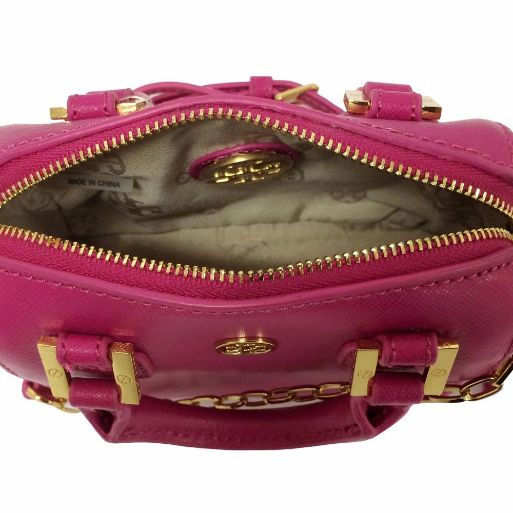 Tory Burch Robinson Wildberry Satchel