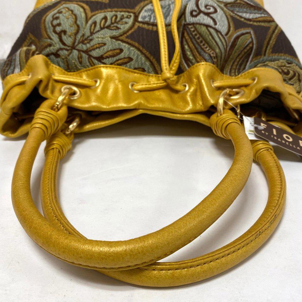 Fiore by Isabella Fiore Gold Corduroy Bag