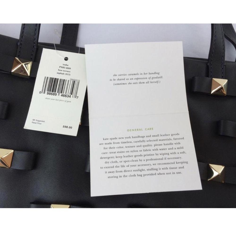 Kate Spade New York Bow Terrace Black Tote Bag
