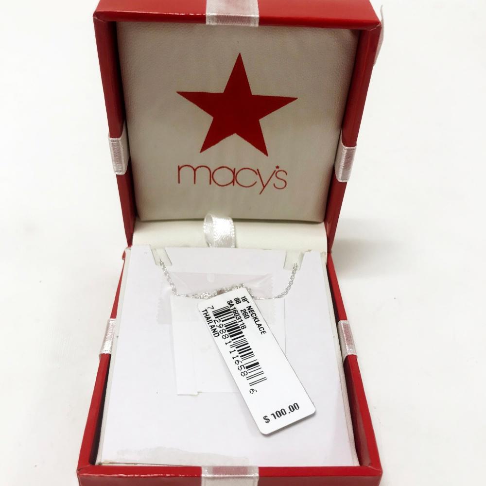 Macy's Love Sterling Silver Necklace