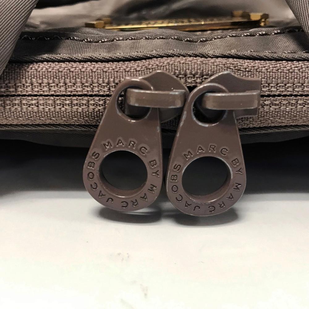 Marc by Marc Jacobs Taupe Nylon Laptop Case