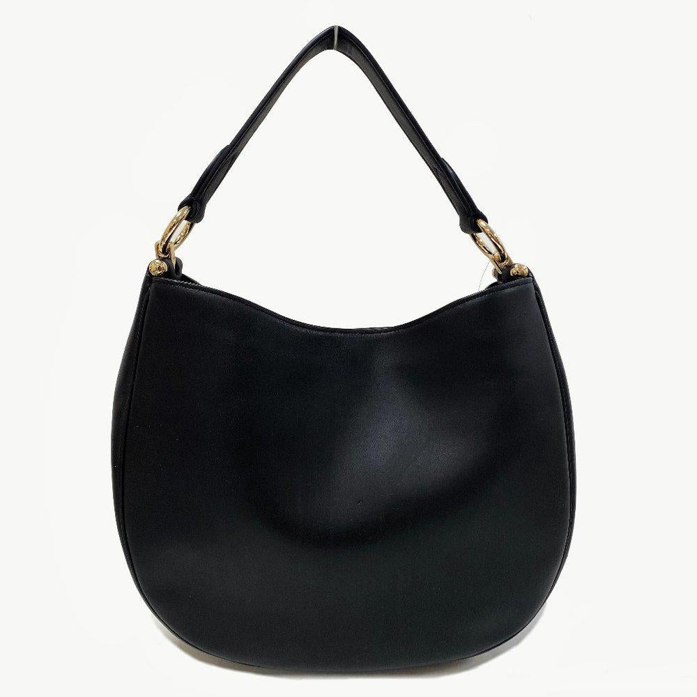 COACH 36026 Nomad Black Leather Hobo Bag