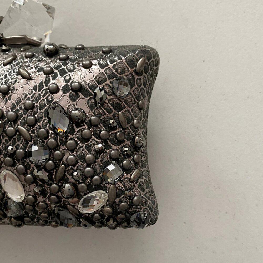 Judith Leiber Vanessa Metallic Clutch Bag