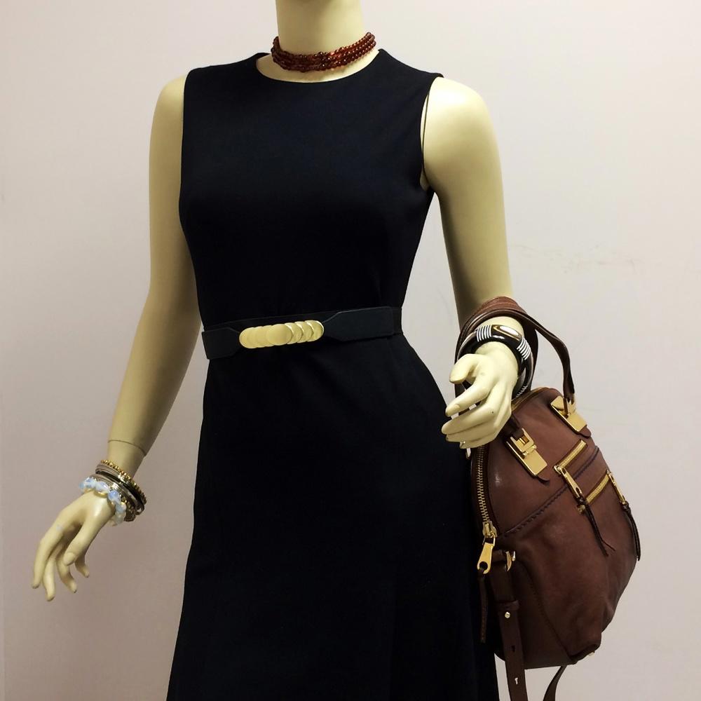 CHLOE` Angie Medium Brown Leather Shoulder Bag