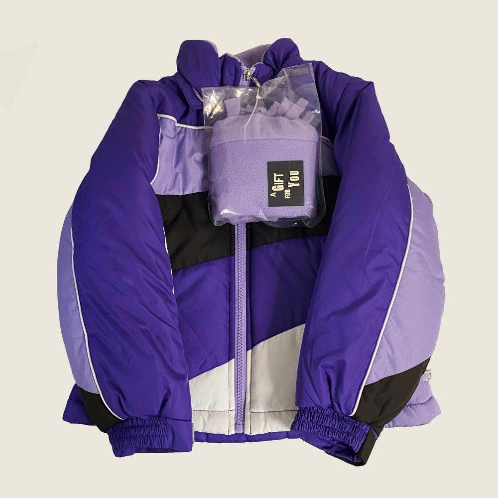 Rothschild Purple Coat Puffer Jacket Unisex Kids Size 5/6 Medium