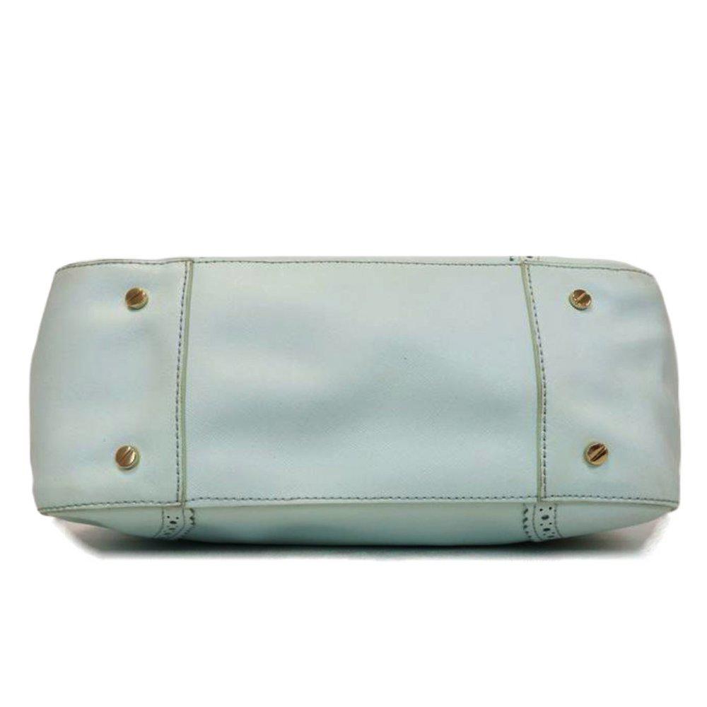 Tory Burch Robinson Spectator Mint Green Satchel