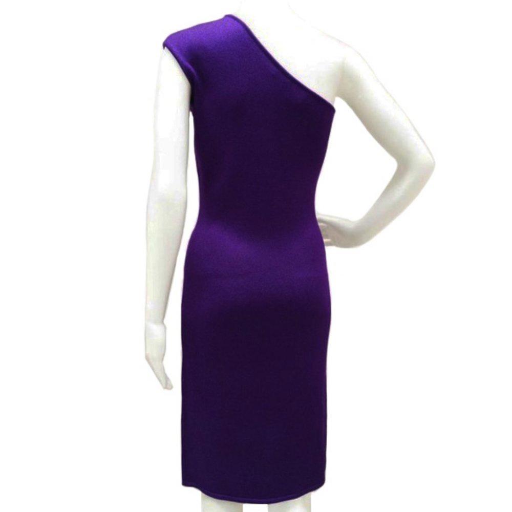 Ralph Lauren Asymmetrical Purple Dress