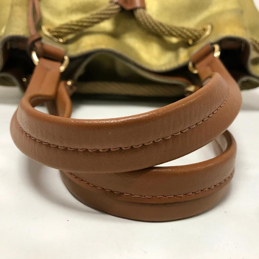Michael by Michael Kors Marina Gold Canvas Bag
