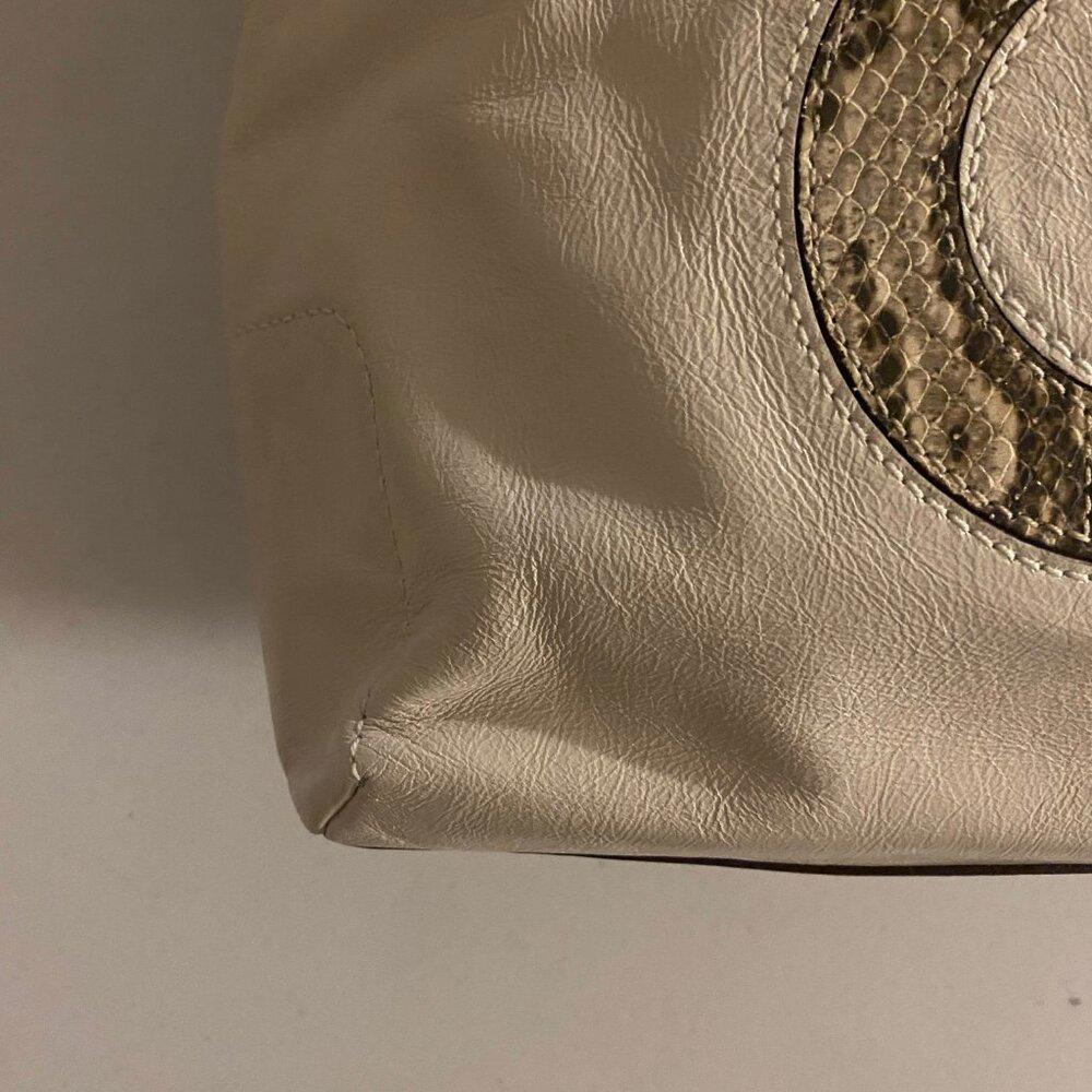 COACH 17043 Audrey Python Slim Tote