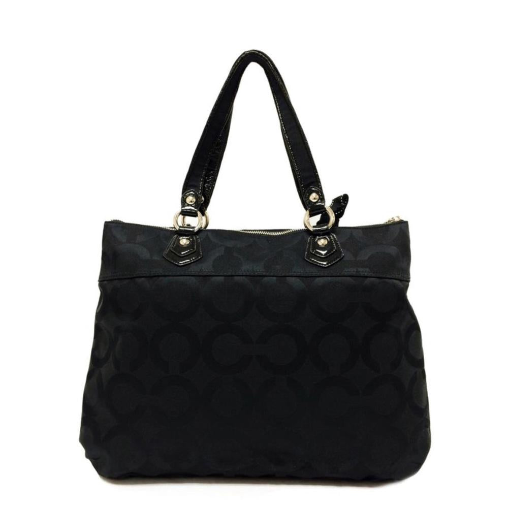 Coach 17937 Pop Art Glam Satchel Black Bag