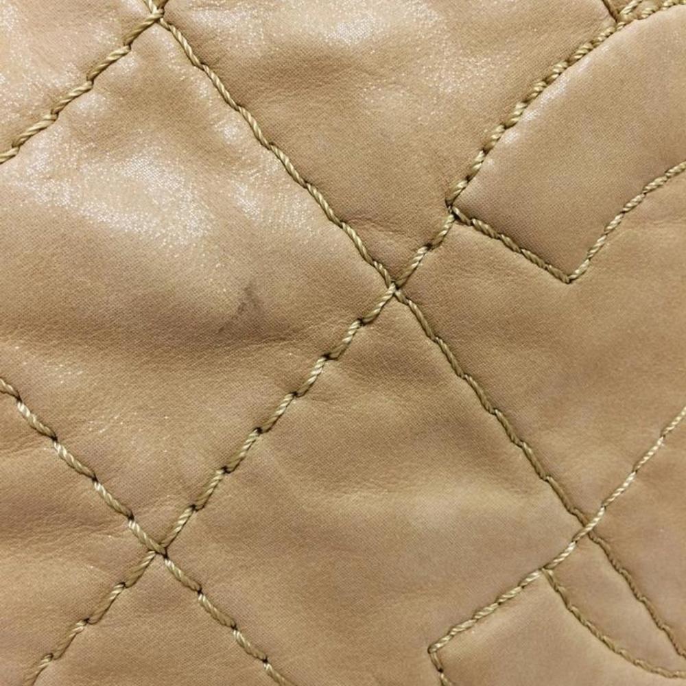 Chanel Shopping Tote Light Beige Leather Tote