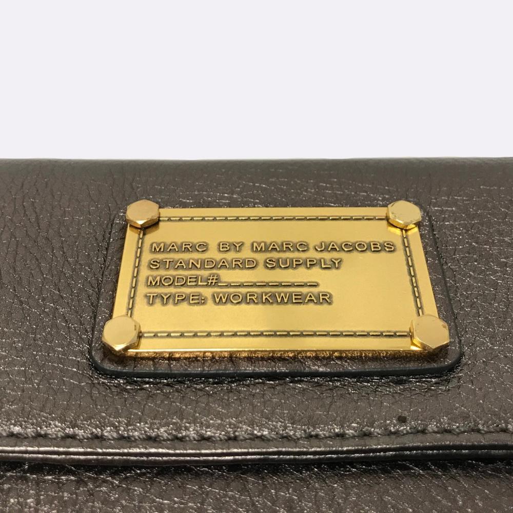Marc by Marc Jacobs Pewter Leather Wallet
