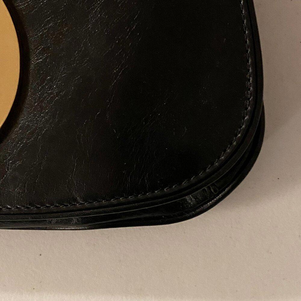 Tory Burch Black Logo Clutch Bag