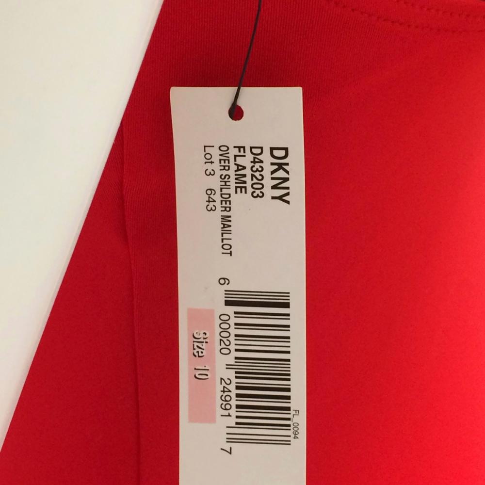 DKNY Flame Over the shoulder Swimsuit