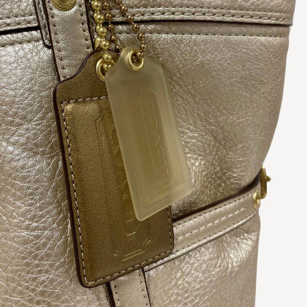 COACH 17034 Audrey Gold Leather Tote