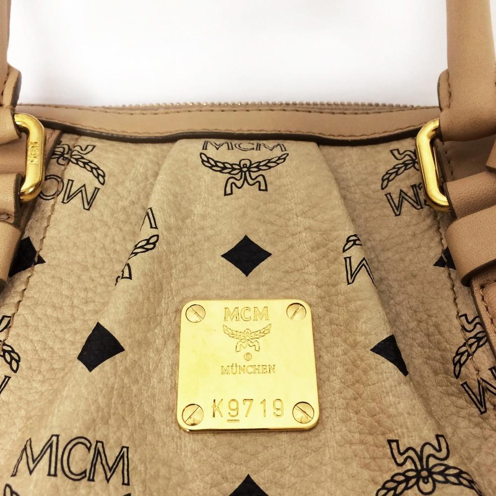 MCM Medium Vintage Visetos Satchel