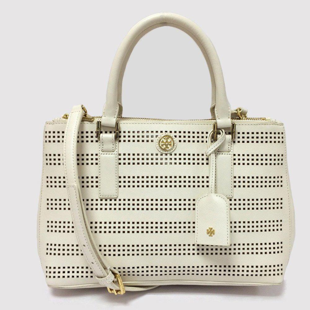 Tory Burch Robinson Birch Double Zip Bag