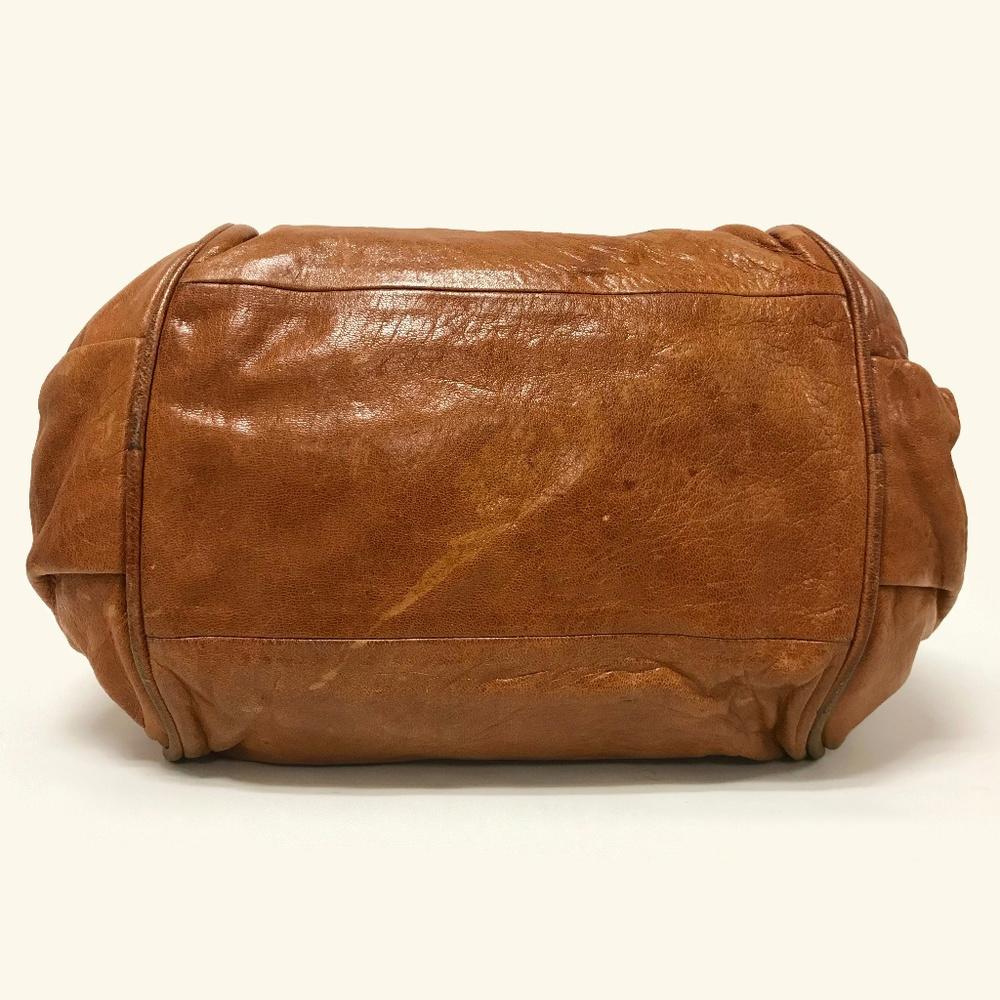 Chloe Ethel Nut Meg Leather Satchel Bag