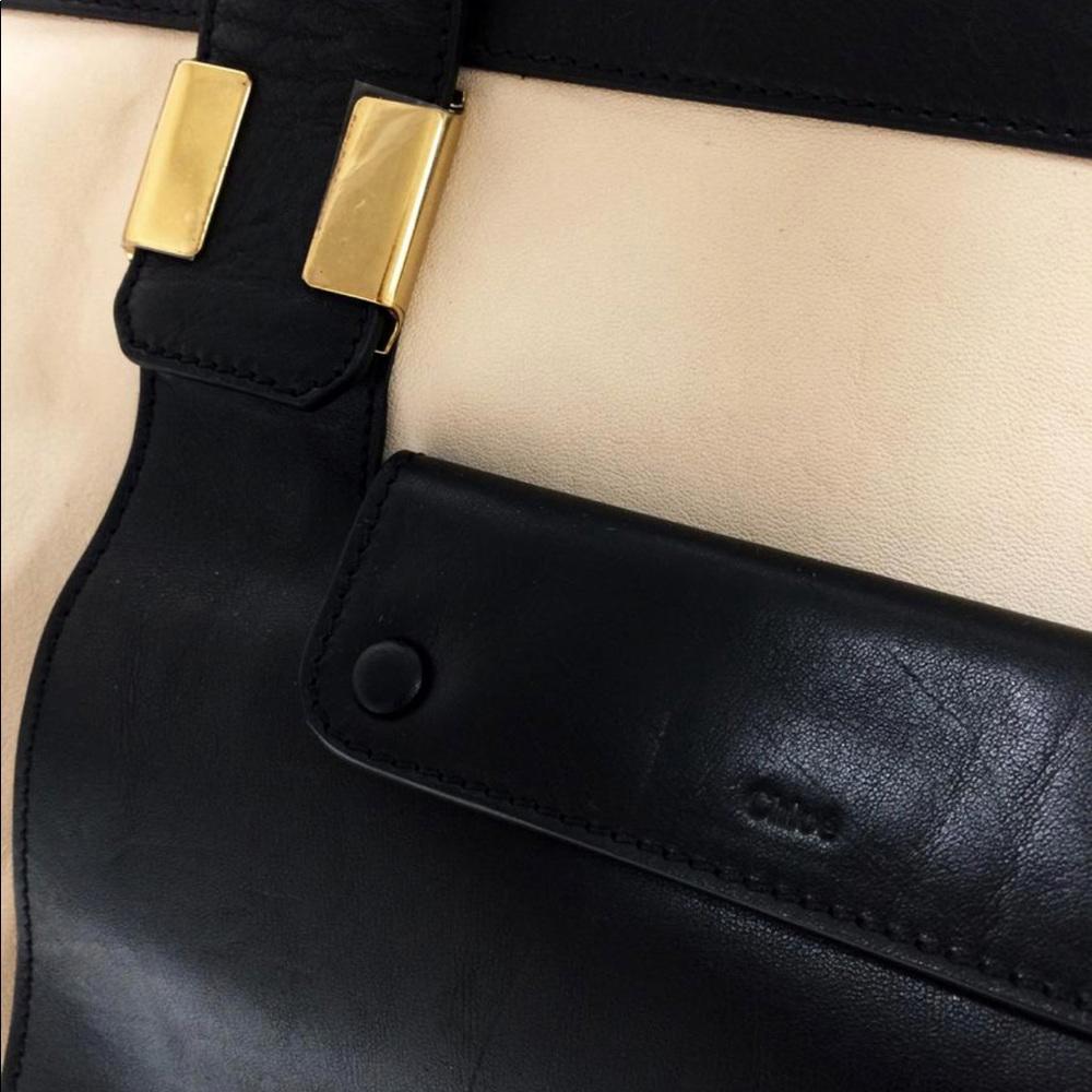 Chloe Large Alice Husky Leather Satchel