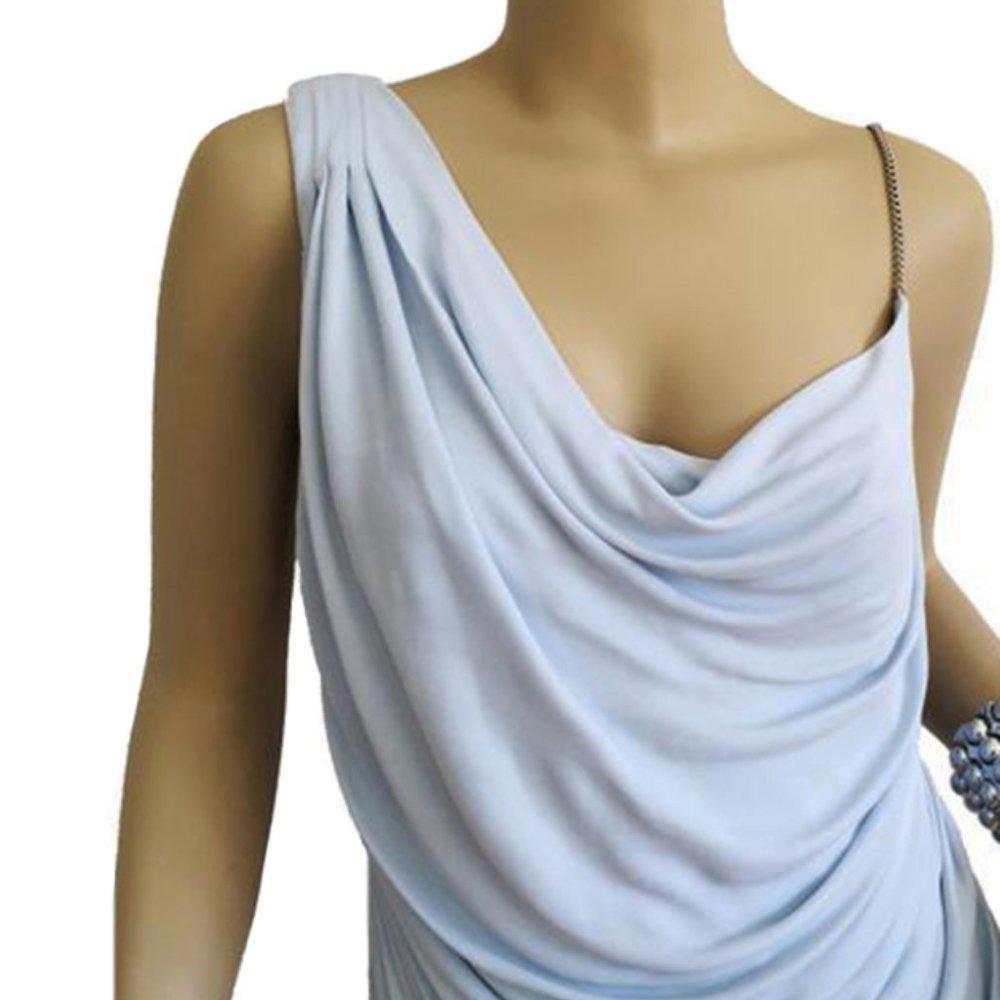 Michael Kors Light Blue Asymmetrical Dress