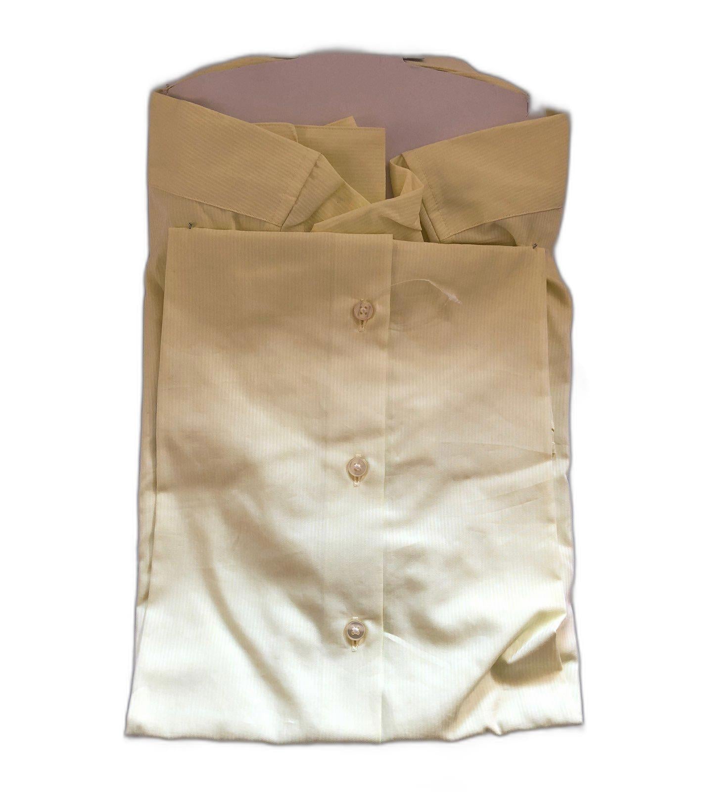 DKNY Slim Fit Dress Shirt - Light Yellow