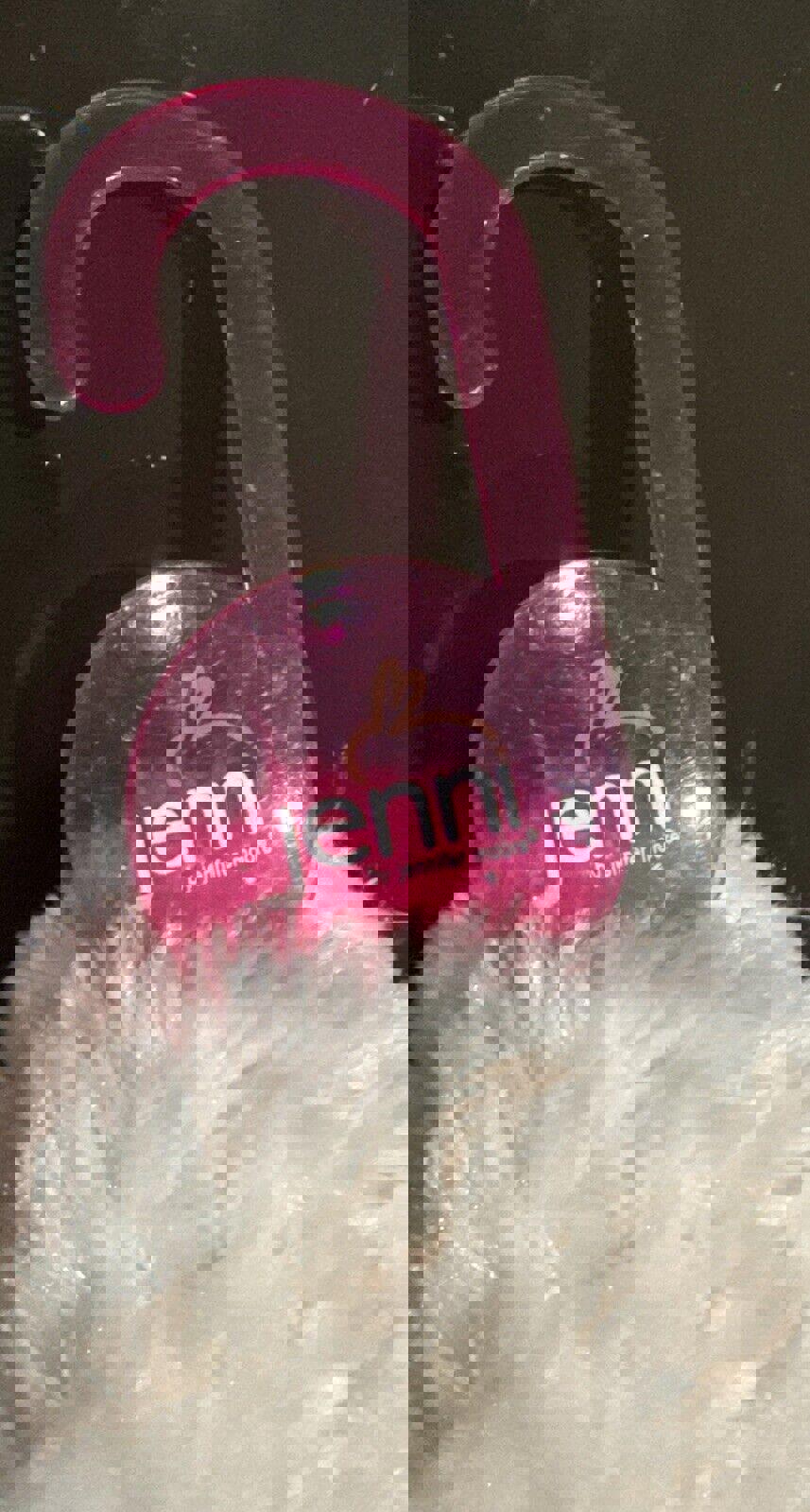 Jenny Women’s Furry Slippers Thong Open Toe Ivory Ecru Size XL ( 8-10)