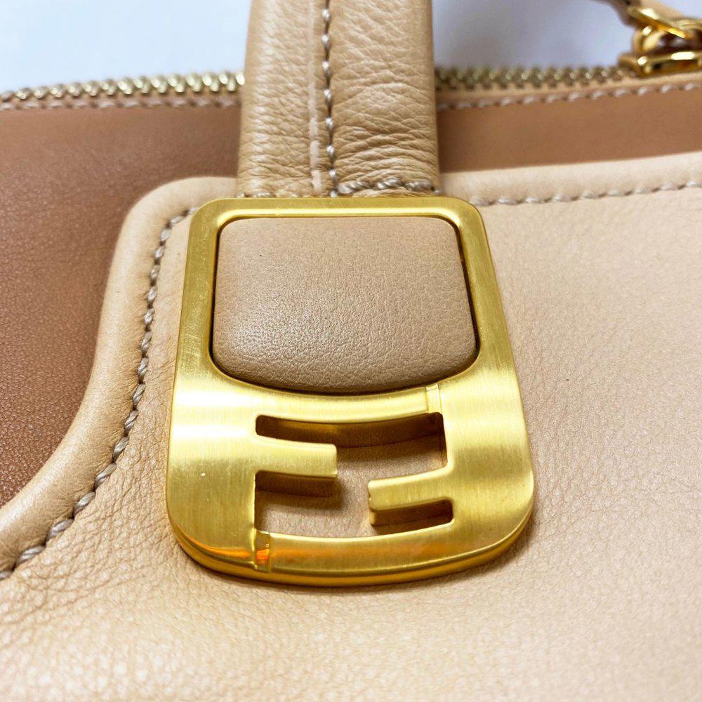 FENDI Chameleon Leather Satchel Bag