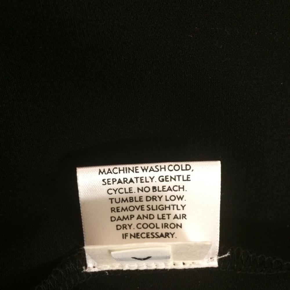 Eileen Fisher Black Fold Over Crepe Skirt