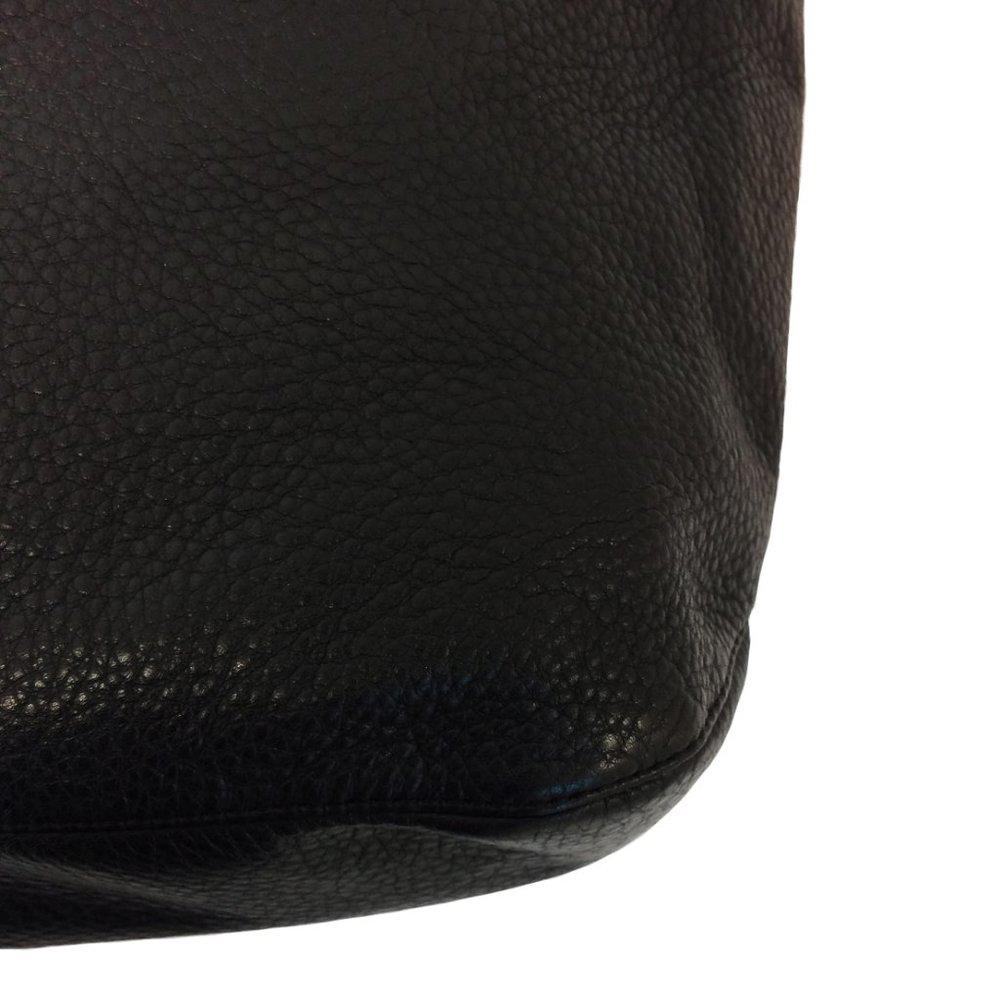 Michael Kors Scorpios Black Leather Shoulder Bag