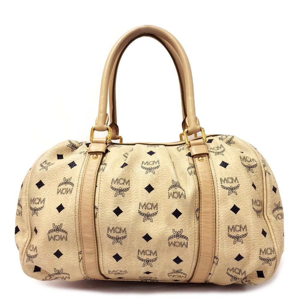 MCM Medium Vintage Visetos Satchel
