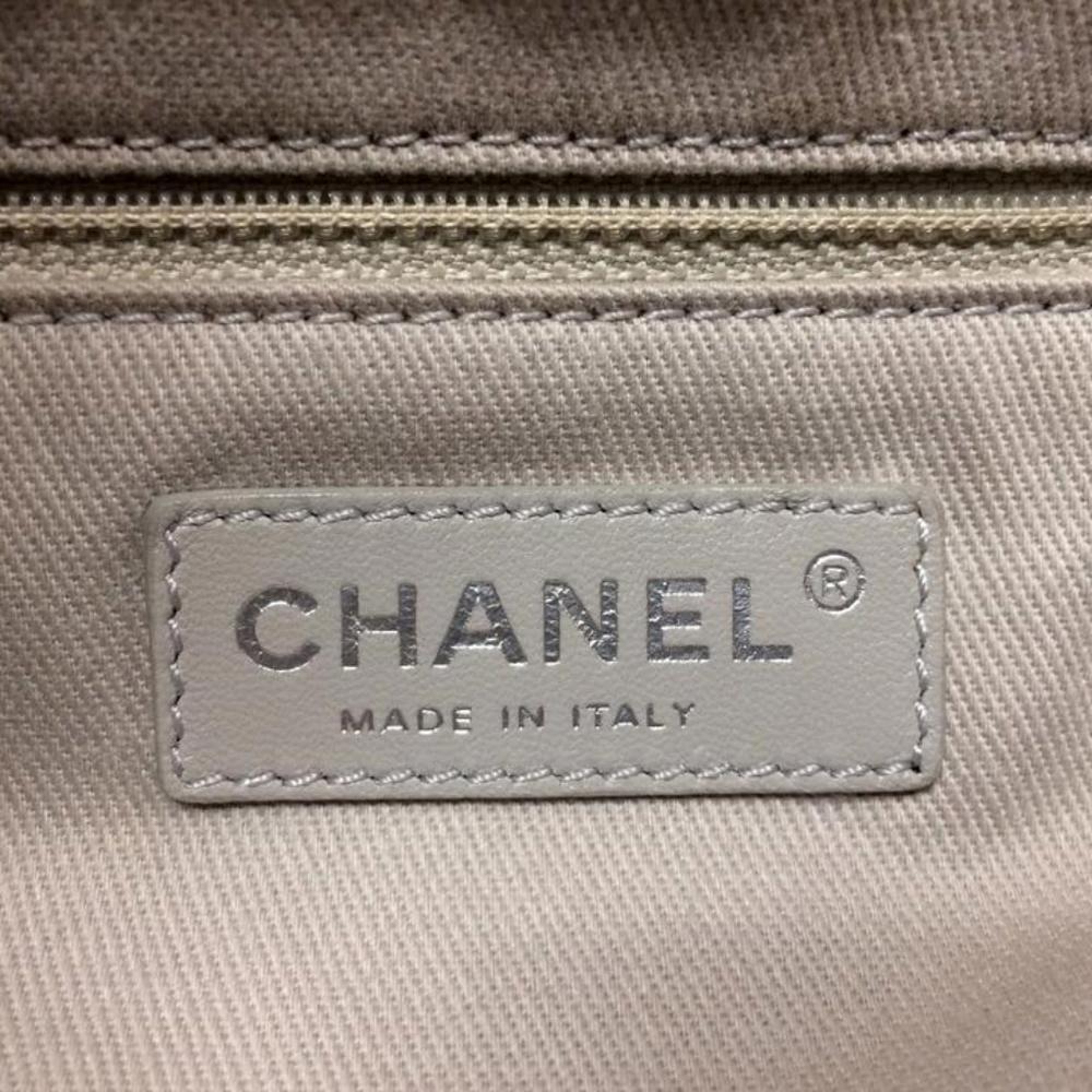 Chanel Shopping Tote Light Beige Leather Tote