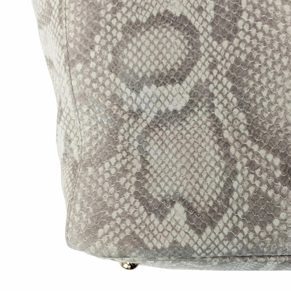 Furla Gemini Snake Embossed Shopper Tote